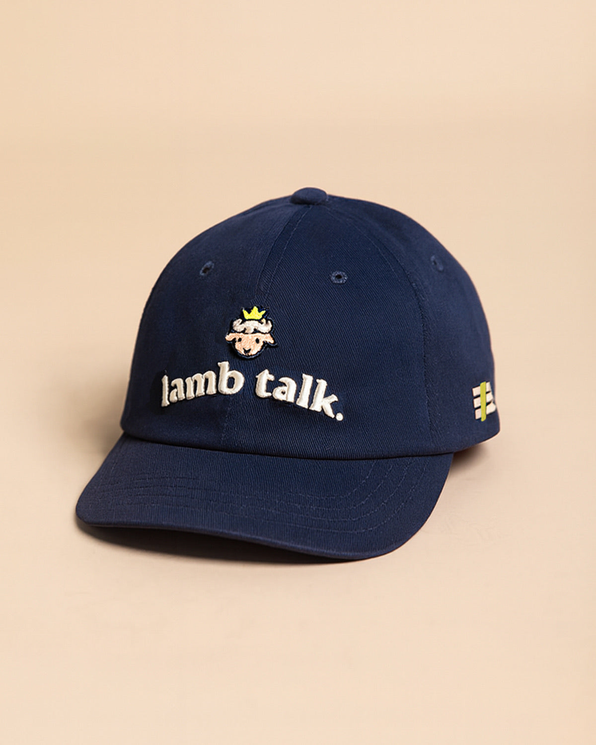 Lamb Head Short Bill Cap - Navy