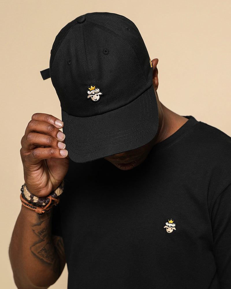 Lamb Talk Polo Round Hem Tee - Gold Crown