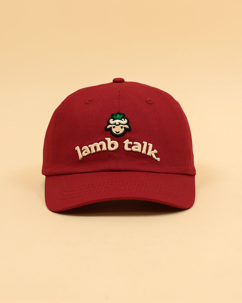 Lamb Head Short Bill Cap - Claret