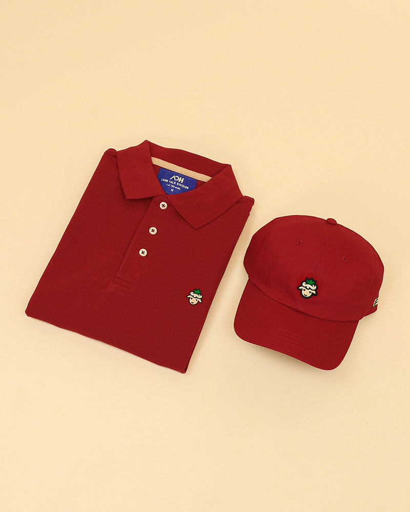 Lamb Head Ball Cap - Claret