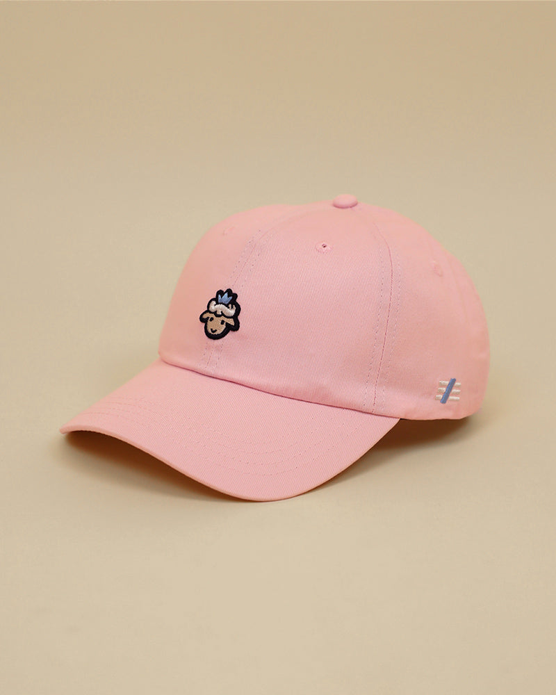 Lamb Head Ball Cap - Pink