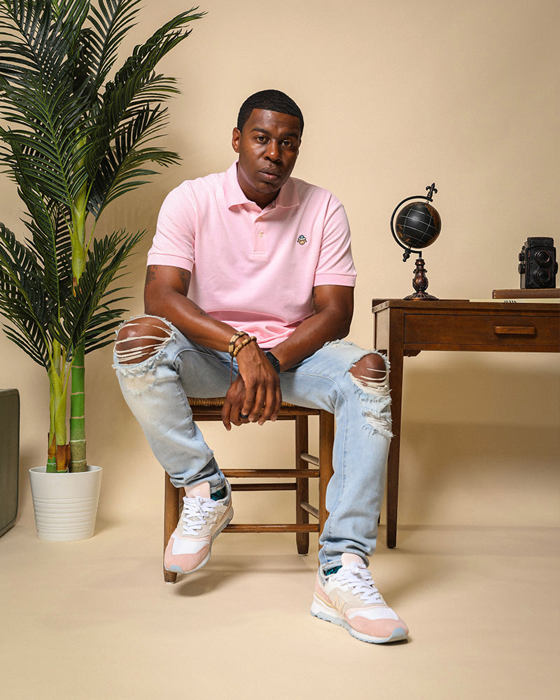 Lamb Talk Polo - Pink