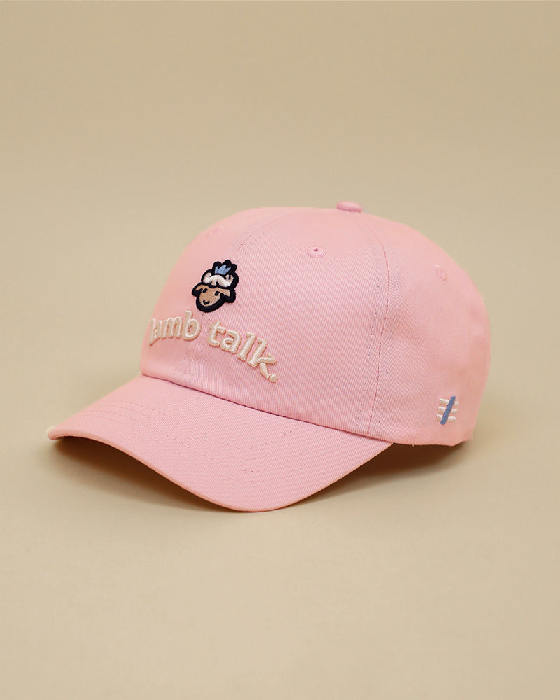 Lamb Head Short Bill Cap - Pink