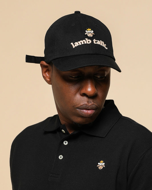 Lamb Head Short Bill Cap - Gold Crown
