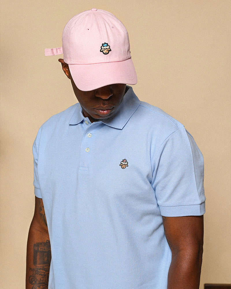 Lamb Talk Polo - Sky Blue
