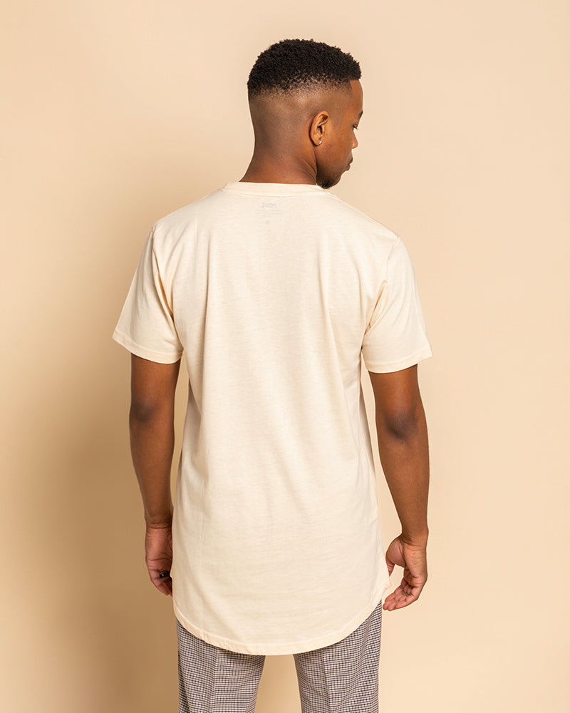 Lamb Talk Polo Round Hem Tee - Tannery