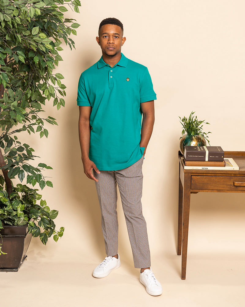 Lamb Talk Polo - Teal