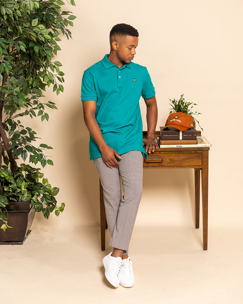 Lamb Talk Polo - Teal