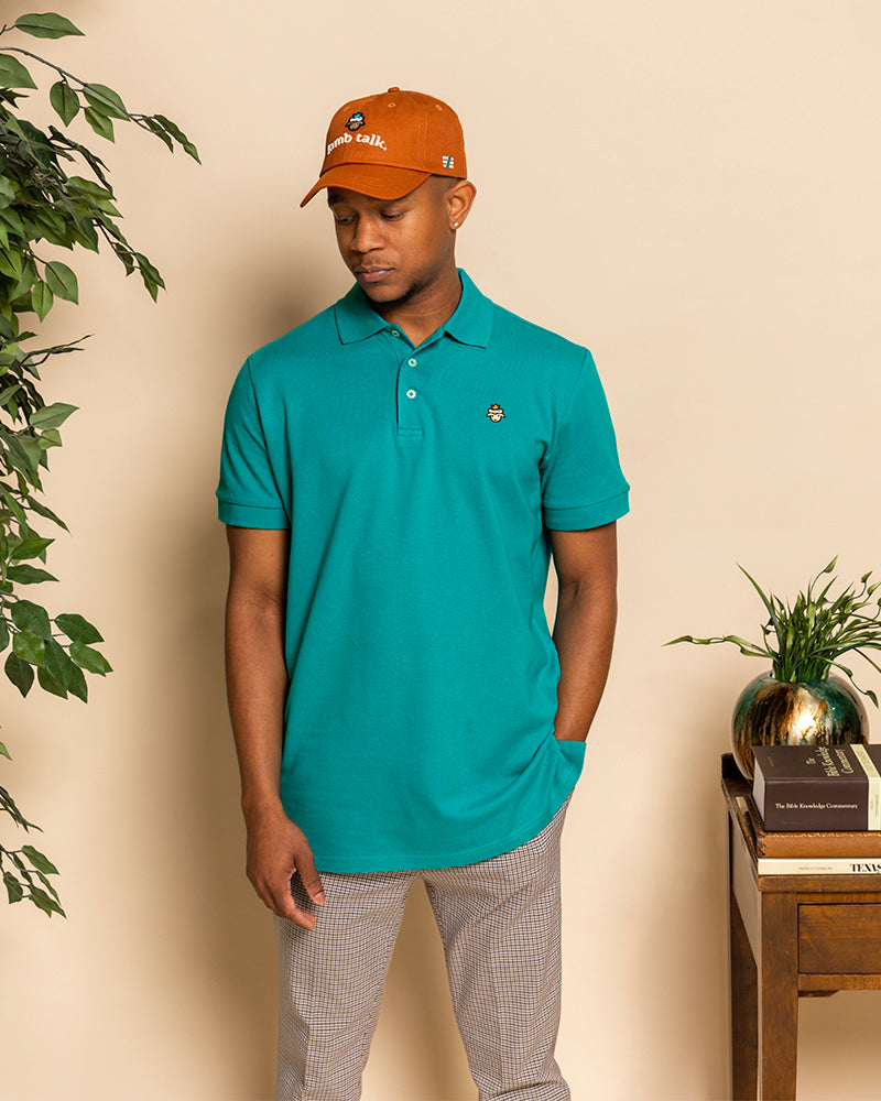 Lamb Talk Polo - Teal