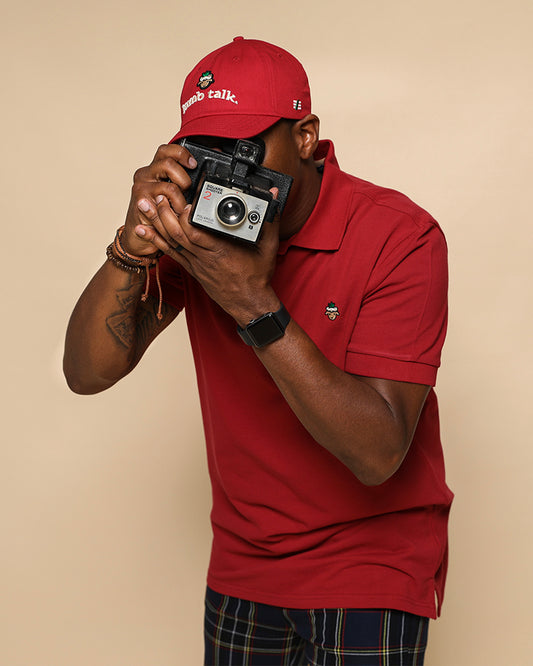 Lamb Head Short Bill Cap - Claret